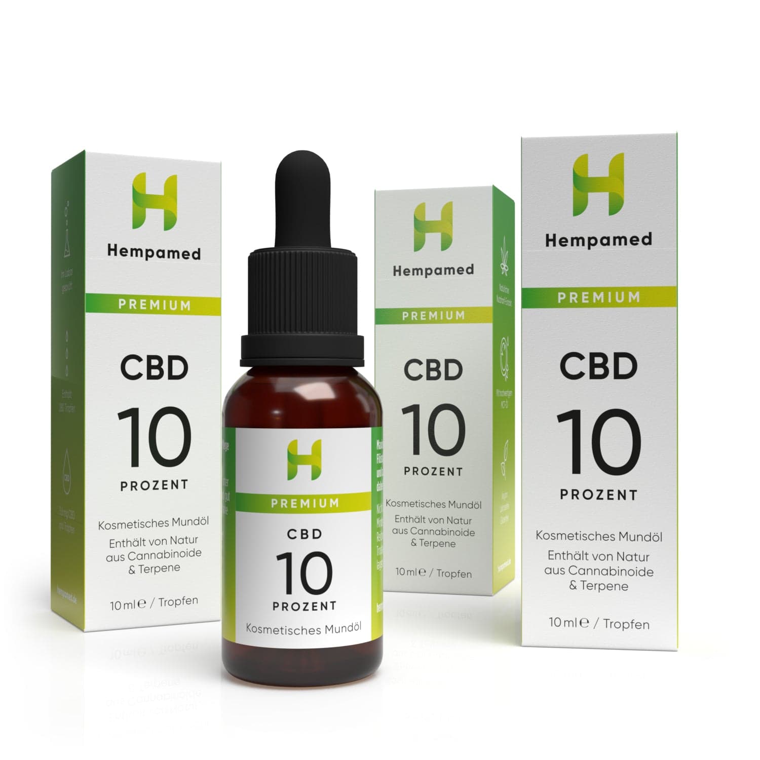 Hempamed – 3x Premium CBD Öl 10 % — Hempamed | hanfwell.de