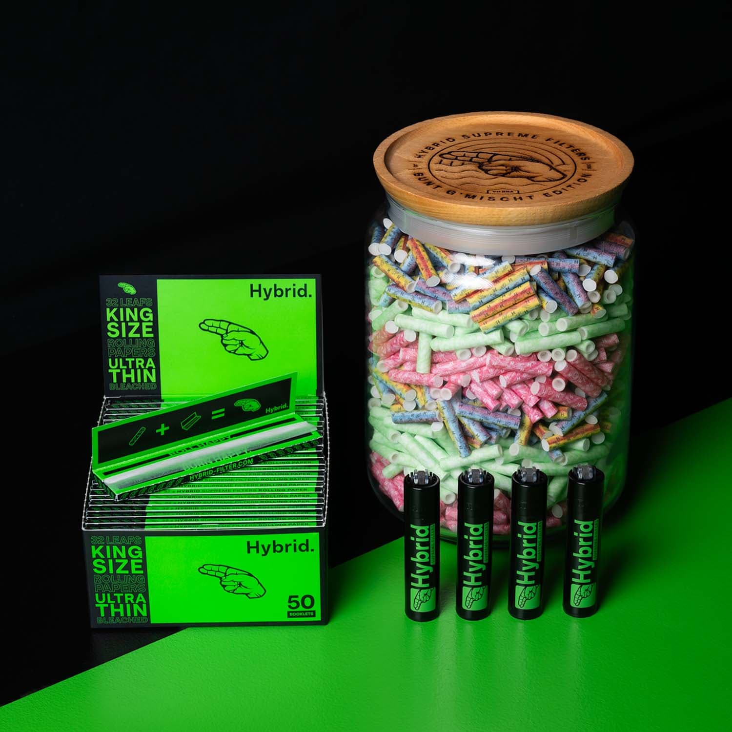 Hanfwell Cannabis Vergleich Hybrid Filter Bundle XL Glas kaufen